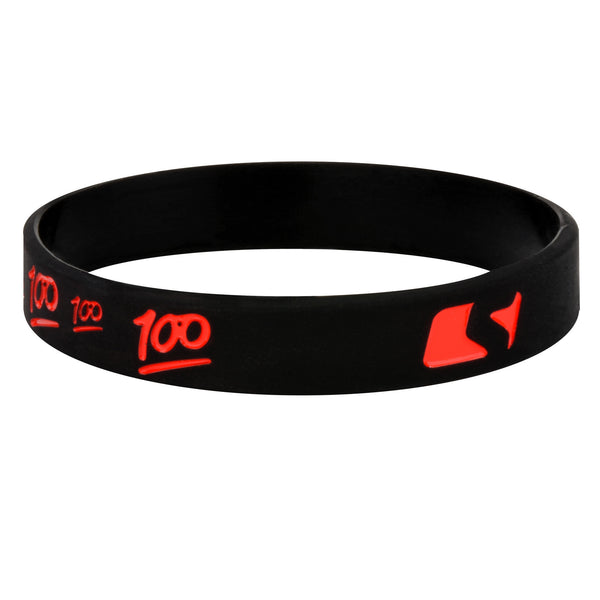 100 emoji wristband